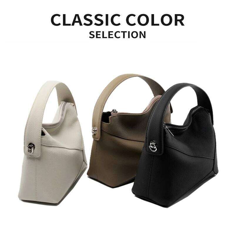 Women's Top Layer Cowhide Leather Crossbody Girls Geometric Designer Mini Pillow Bag Female Messenger Ladies Daily Using Handbag