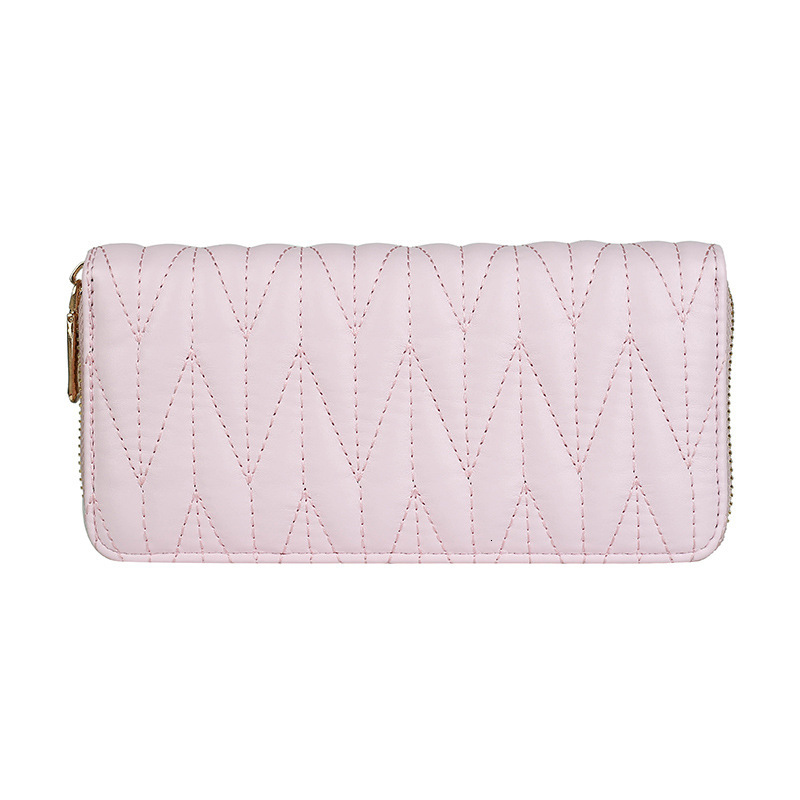 Free Shipping 2025 New Designer Bag Embroidered Women's Long Wallet Multi Card Slot Card Bag Fashionable Exquisite Practical Large Capacity Zero 