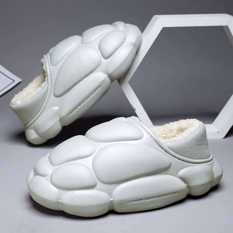 New Arrival Couple Drag Plus Veet Detachable Men's Cotton Shoes Home slippers