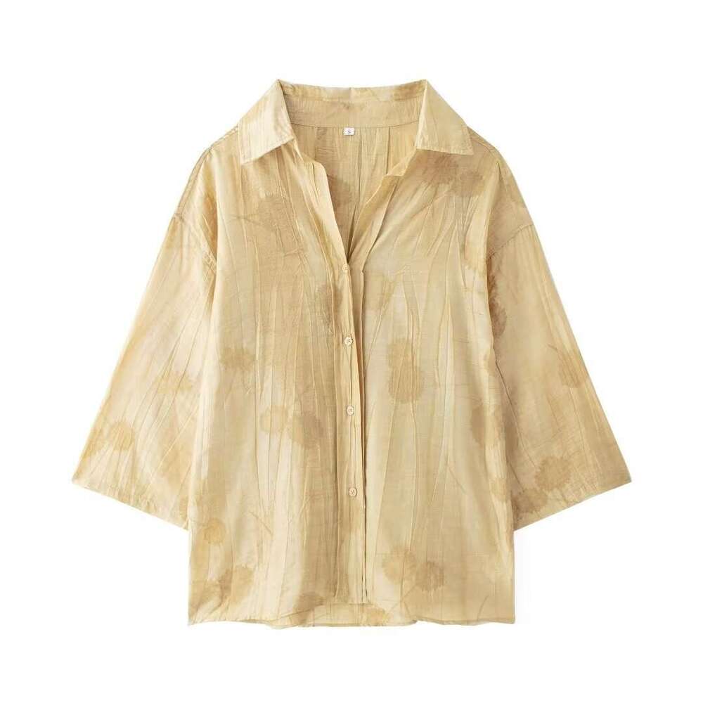 Wind Jacquard Loose Shirt4786046jacquard Casual Pants4786060set B5