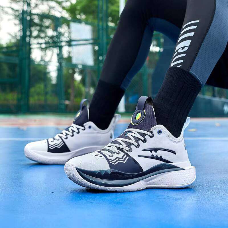 new arrival mens basketball shoes anti slip rubber sole mesh upper couple unisex sneaker