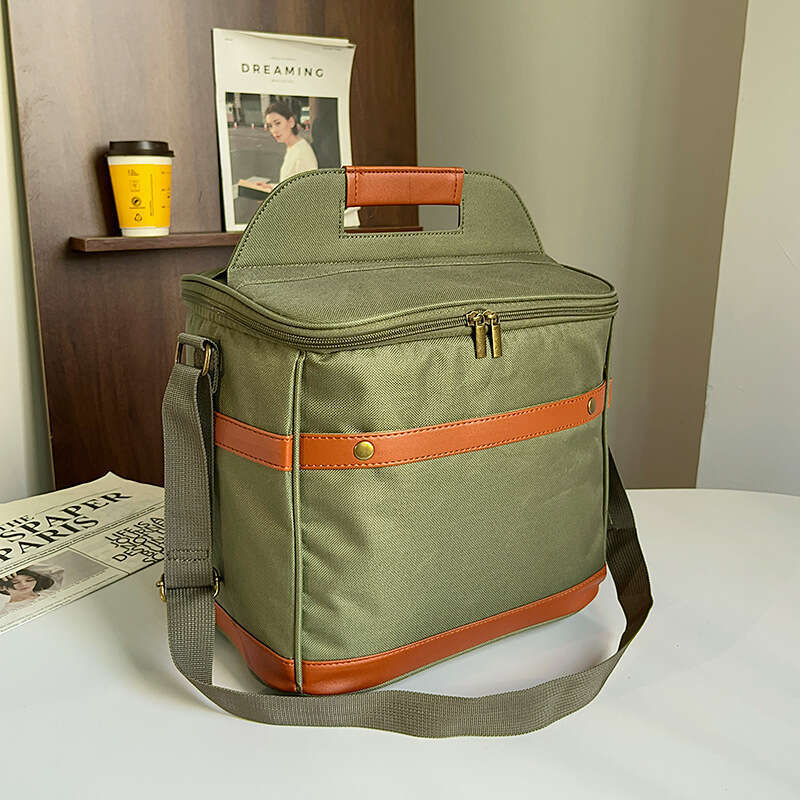 New Thickened Outdoor Oxford Cloth Insulated Cooler Picnic Ice Large Capacity Insulation Portable Lunch Bag