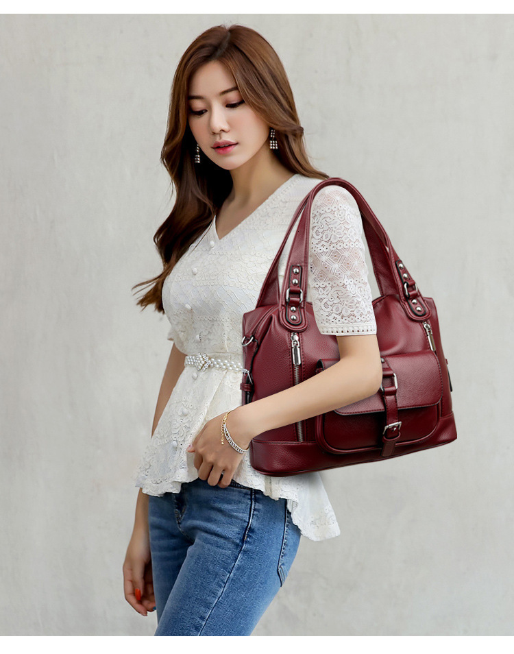 Free Shipping Original Design Vintage Distressed Tote Bag For Women Designer Large Capacity Luxury Commuter Bag 2025 New Handbag Shoulder Crossbody Ba