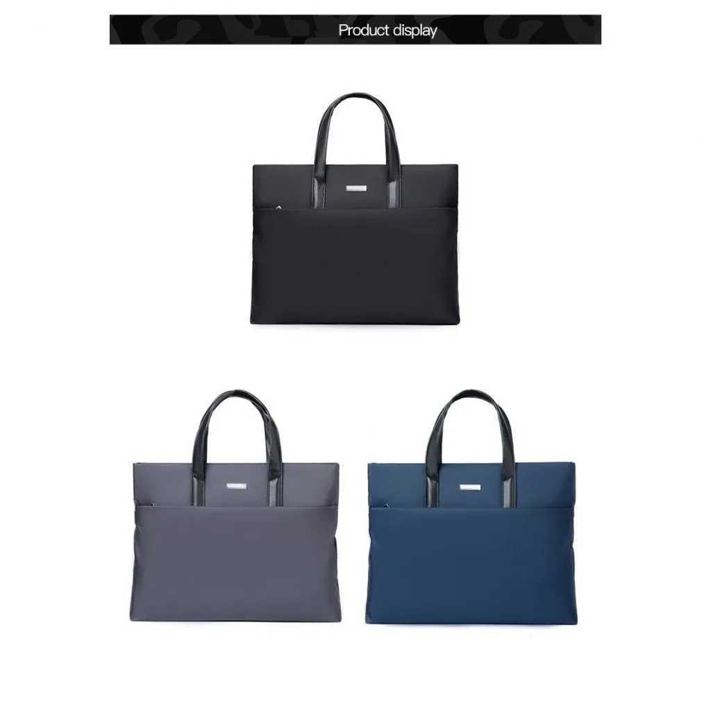 High Grade Business Laptop Bag Package Mens Waterproof Briefcase Handbag Official Large Capacity Black Blue Gray Custom W250610