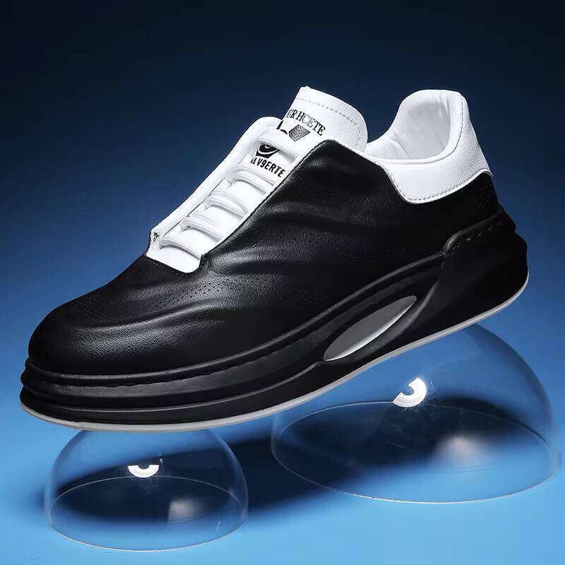 Fashion New Versatile Breathable Leather Casual Men's Sports Shoes Sneakers