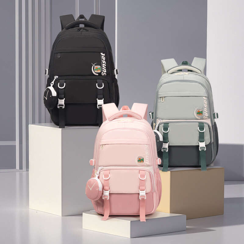 2025 Backpack Middle Students, Simple Large Capacity Elementary School Boys And Girls Trendy Gift For Admission