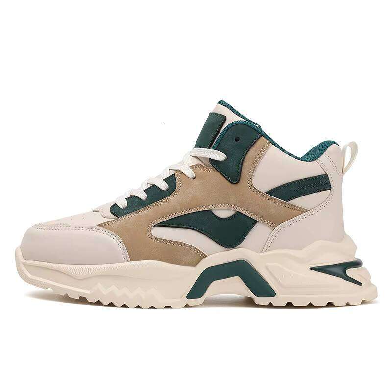 Hot Selling Men's High Top Casual Fashion Trend Outdoor Sports Soft Sneakers Shoes