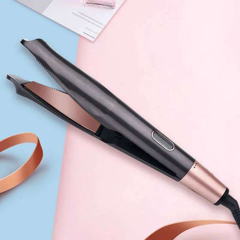 2 in 1 Twist Rotating Straightening Curler Wet & Dry Flat Iron Curling Hair Styler Tools
