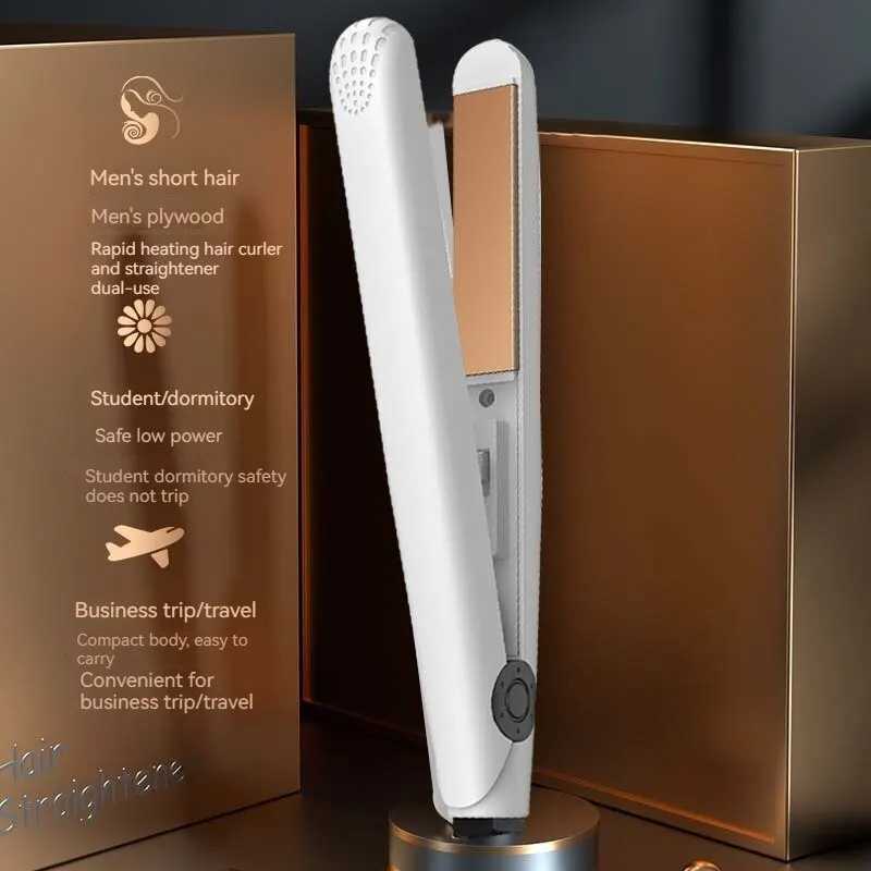 Curling Iron Mens Special Straight Volume Dual-purpose Straight Board Clip Fluffy Hot Hair Artifact Boys Mini Electric W250610