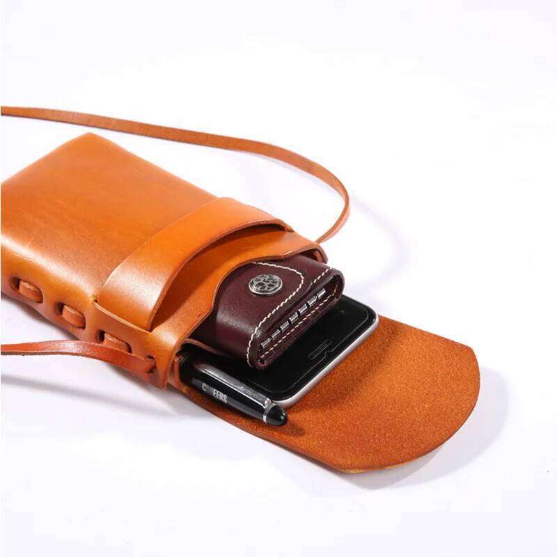Stylish Gurovi Leather Purse - Sleek Compact Wallet & Protective Case Combo