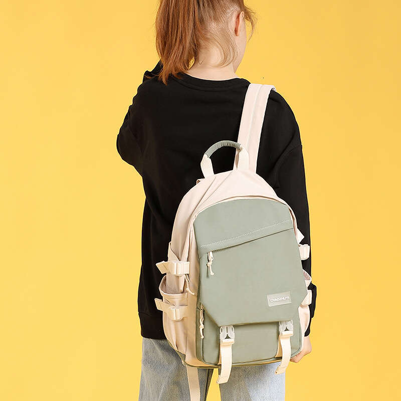 Women Fashion Korean Harajuku Ins Style Simple Lightweight Trendy Versatile Student Backpack For Middle School Students