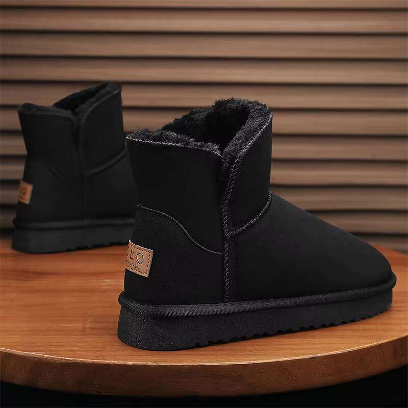 Hot Selling Men's Winter Plush Thickened New Short Snow Boots and Cotton Shoes for Men