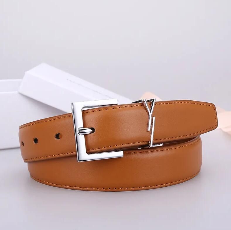 belts for women designer small-waist belts women's fashion belts Leather casual jeans alphabet pattern shoulder straps Select 4colors 2.5CM with box Character belt