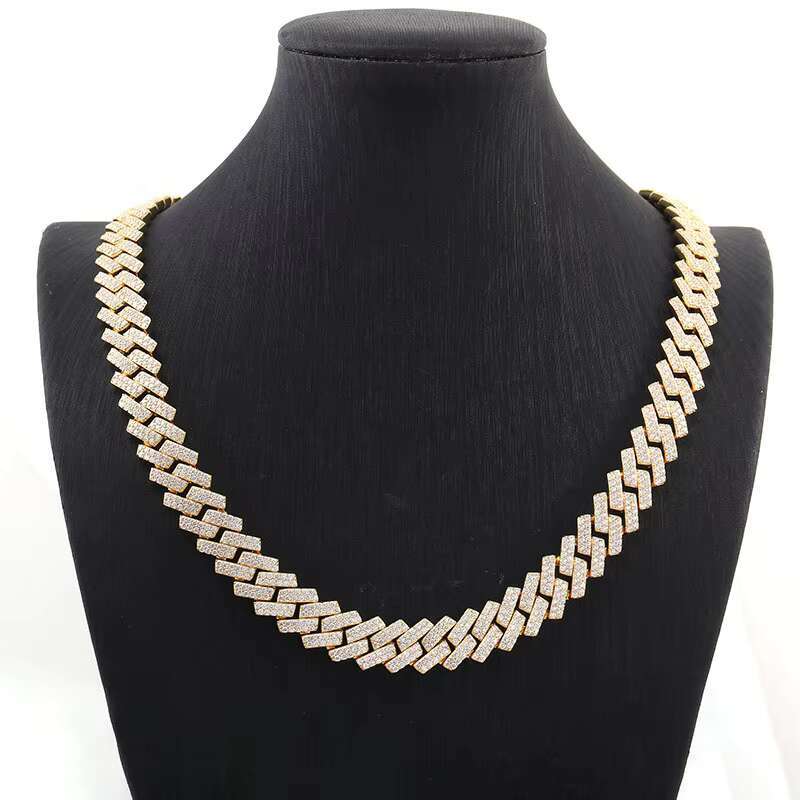 Customize Moissanite Hip Hop Jewelry Necklace Diamond Necklace Bracelet Men OACOCA