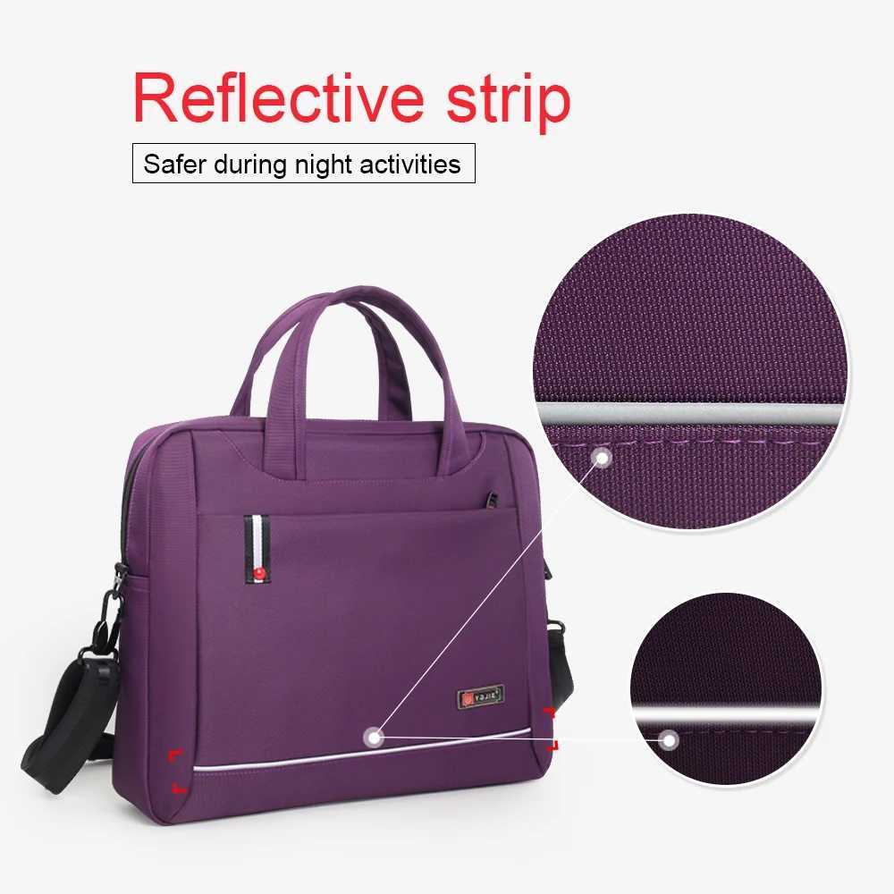Large capacity briefcase bag Business men 14 inch Laptop Notebook Bag canvas Handbags Shoulder Mens Office Bags Oxford Fabric W250610