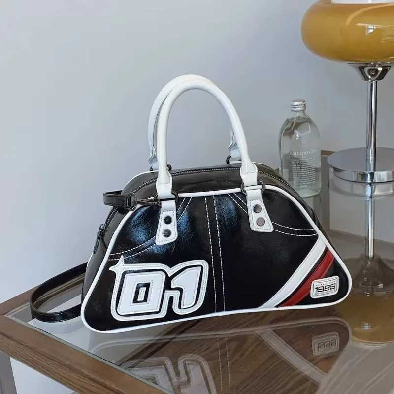 Trapezoidal Baseball Bag Lady Fashion Casual Travel Handbag Tote Large Capacity Shoulder Crossbody Bag PU Leather Sac A Main Y250607