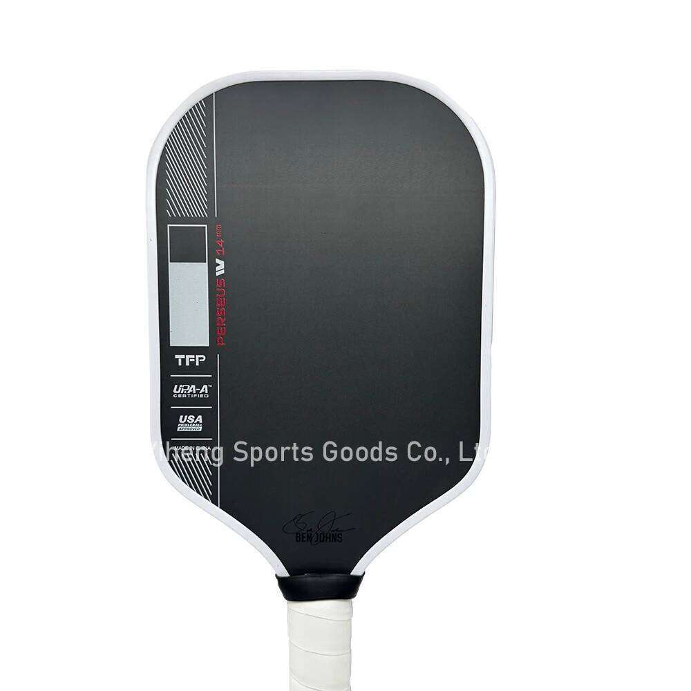 Perseus Pro IV BEN JOHNS 14mm 16mm Thickness TFP Foam GEN4 Core Thermoformed Toray T700 Carbon Fiber Pickleball Paddles