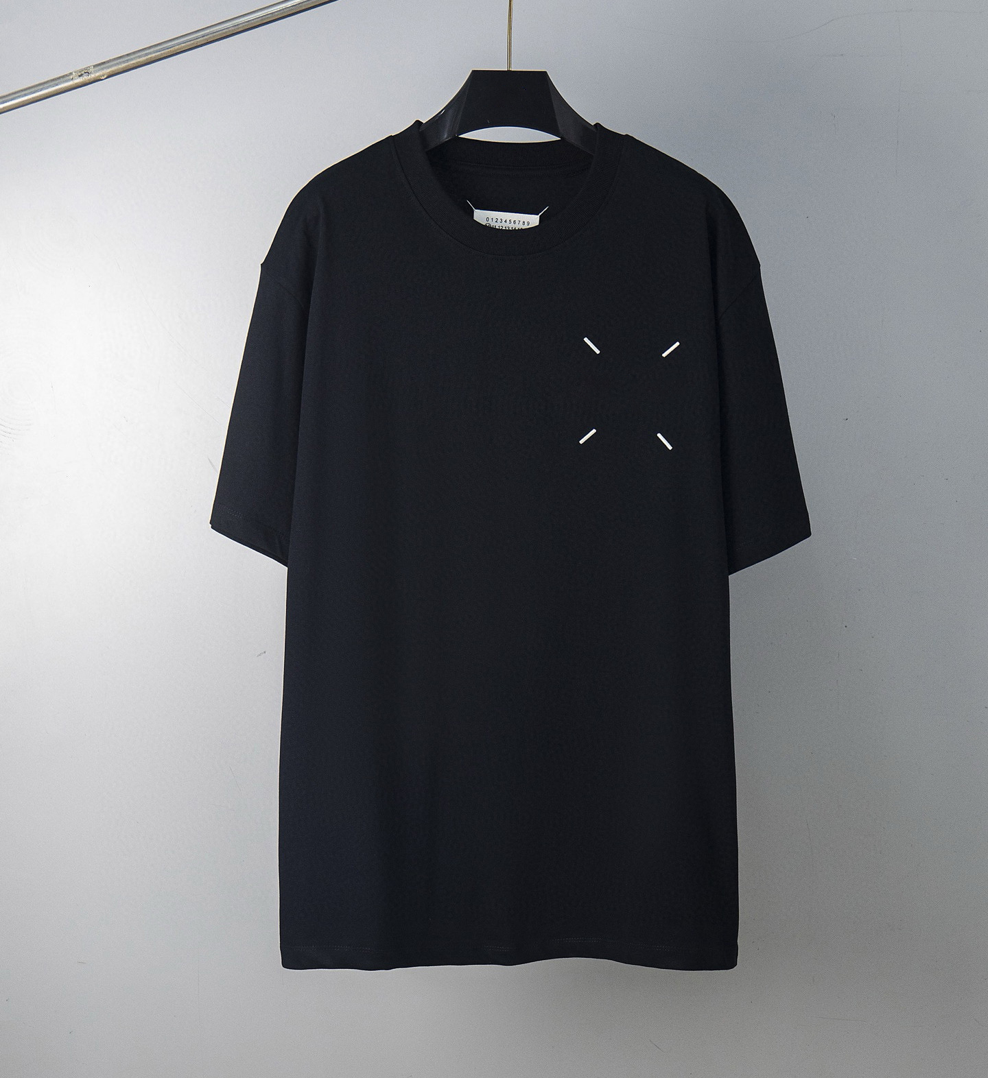 Men's Plus Tees & Polos Round T-shirt plus size neck embroidered and printed polar style summer wear with street pure cotton 4557Y