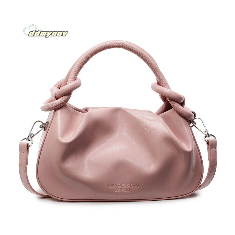 Minimalist Casual Fresh Bags Trendy Versatile Niche Design Lightweight Single Shoulder Crossbody Handheld Cloud Bag ddmynov