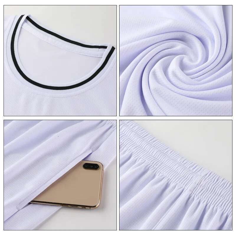 Wholesale Custom Men Polyester Jersey Sets Youth Uniforms Mesh Fabric Basketball Short Sleeve Shirts LQ217