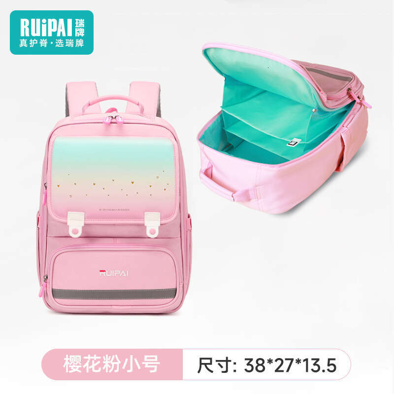 Designer Bags 2025 Elementary School Student Backpack, Lightweight And Spine-Protective, Large Capacity Waterproof Ruipai Children's Backpack For