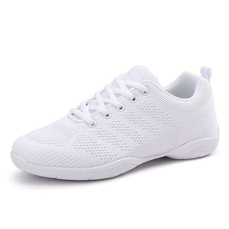 Wholesale Aerobics Flying Woven Hollow Mesh Parent-child Breathable Flat Dance Shoes for Women