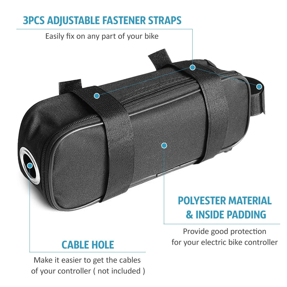 Ebike Controller Bag Electric Bicycle Storage Bag Large Capacity Cycling Storage Bag Waterproof MTB Road Bike Battery Case Pack 250610