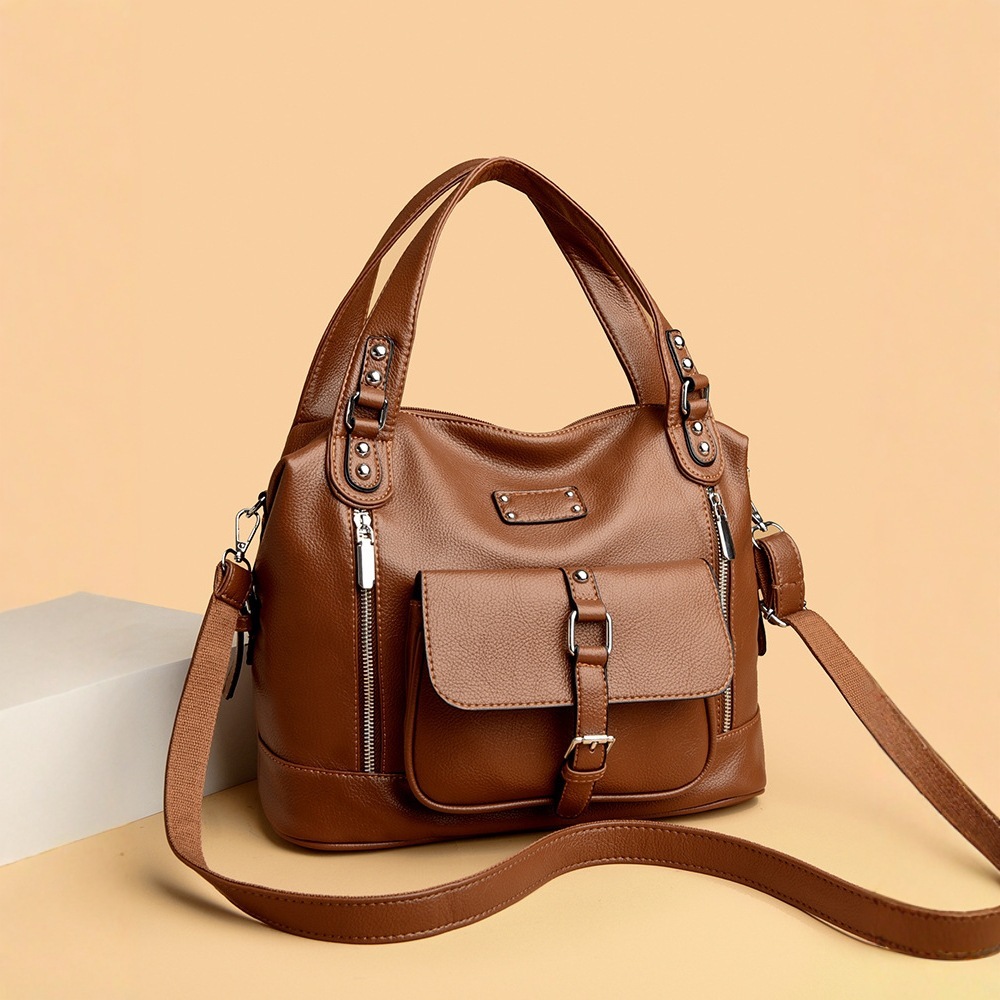 Free Shipping Original Design Vintage Distressed Tote Bag For Women Designer Large Capacity Luxury Commuter Bag 2025 New Handbag Shoulder Crossbody Ba