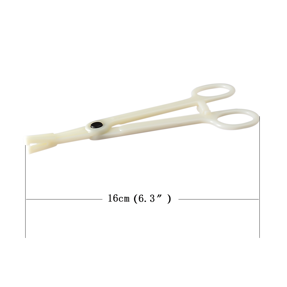 Perforation auxiliary pliers made of acrylic are easy to operate. The perforation position is clean, sterile, and free of infection in one go