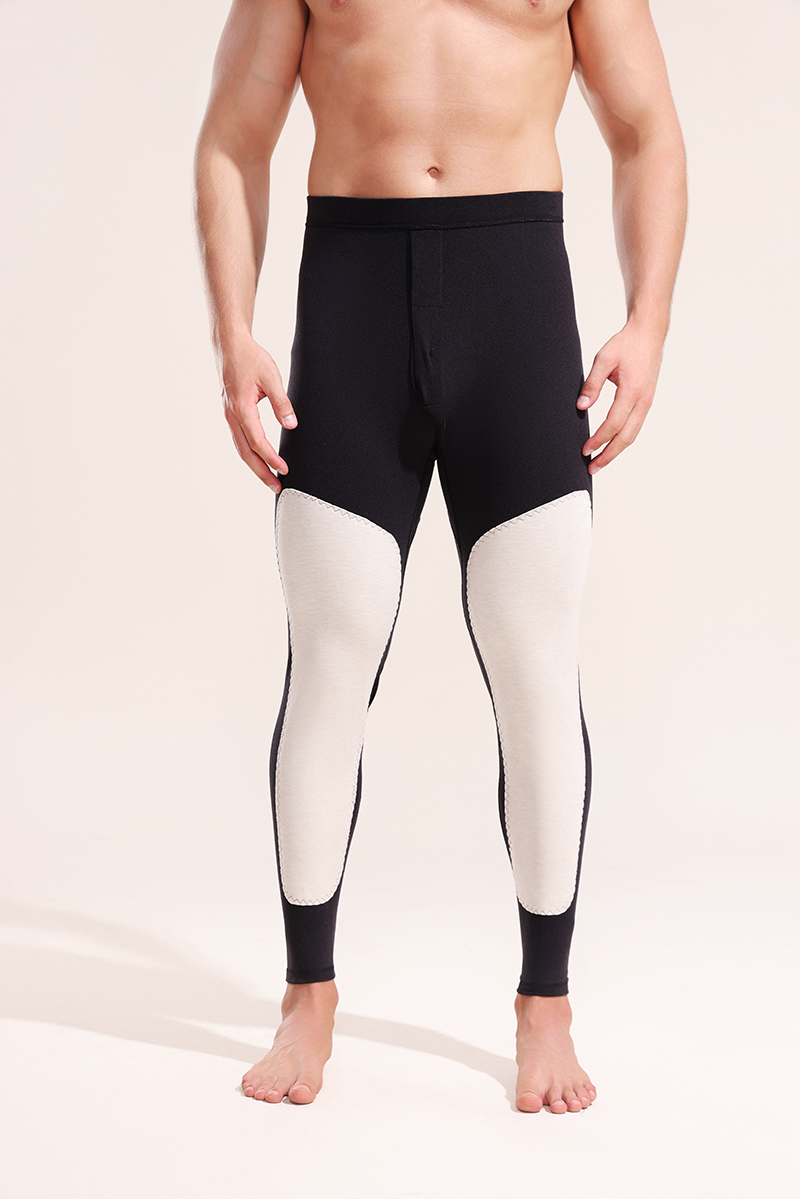 Men's slimming warm autumn trousers made of pure cotton, high elasticity and comfort Bottoms