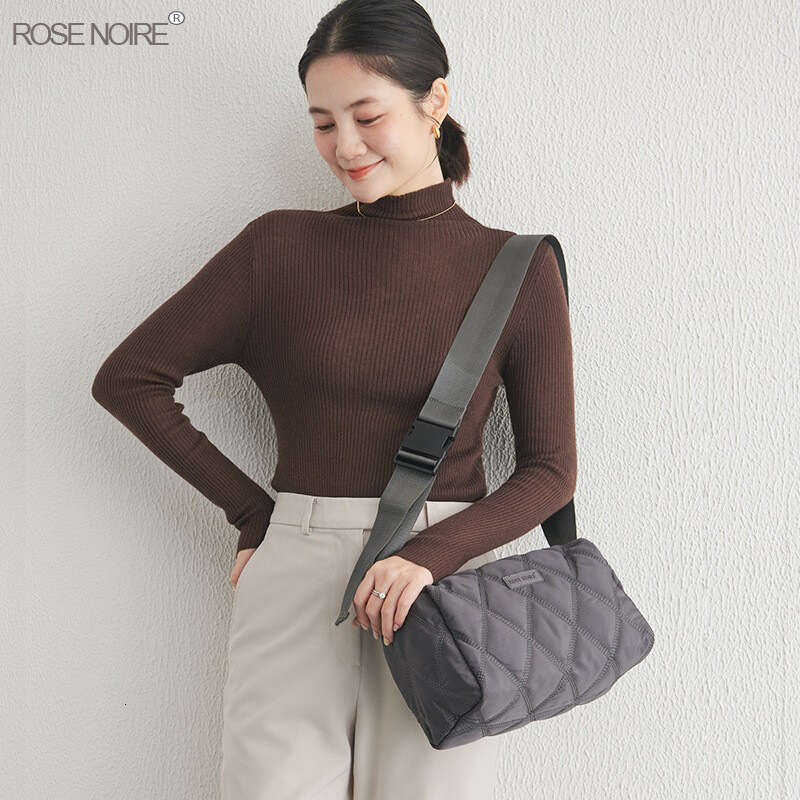 Straight Nylon Casual Women s Diamond Pattern Little Elephant Style Single Versatile Crossbody Shoulder Bag Trendy