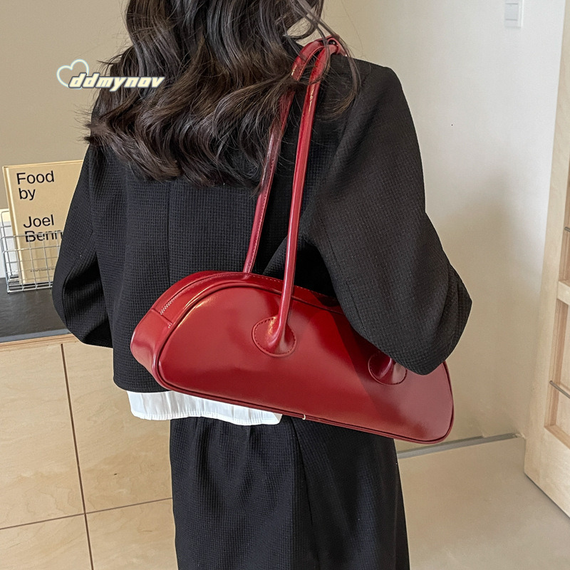 Large Capacity Korean Baguette Underarm Bag for Women 2024 Spring Summer New Trend Same Style Single Shoulder Handbag ddmynov