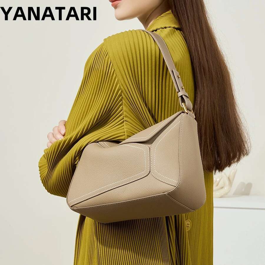 Handbags Female Crossbody Bags Vintage Genuine Women Shoulder Large Capacity Soft Leather Cowhide Fashion Bag