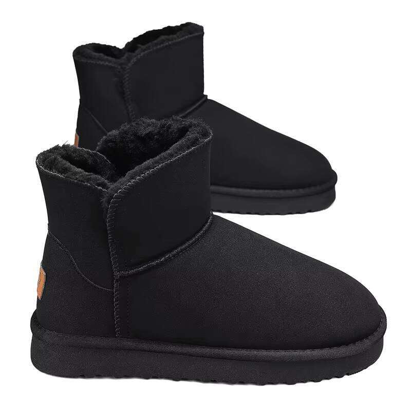Hot Selling Men's Winter Plush Thickened New Short Snow Boots and Cotton Shoes for Men