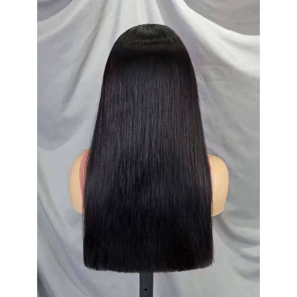 300% Density Straight Human Wigs for Black Women 10-30 Inches Double Drawn Bob Hair 13x4 HD Lace Frontal Wig PrePlucked
