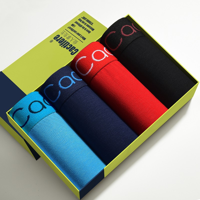 High Quality Upgraded Men's Modal Blend Boxer Shorts - Lightweight-Summer Breathable Plus Size Gift Box Free Shipping