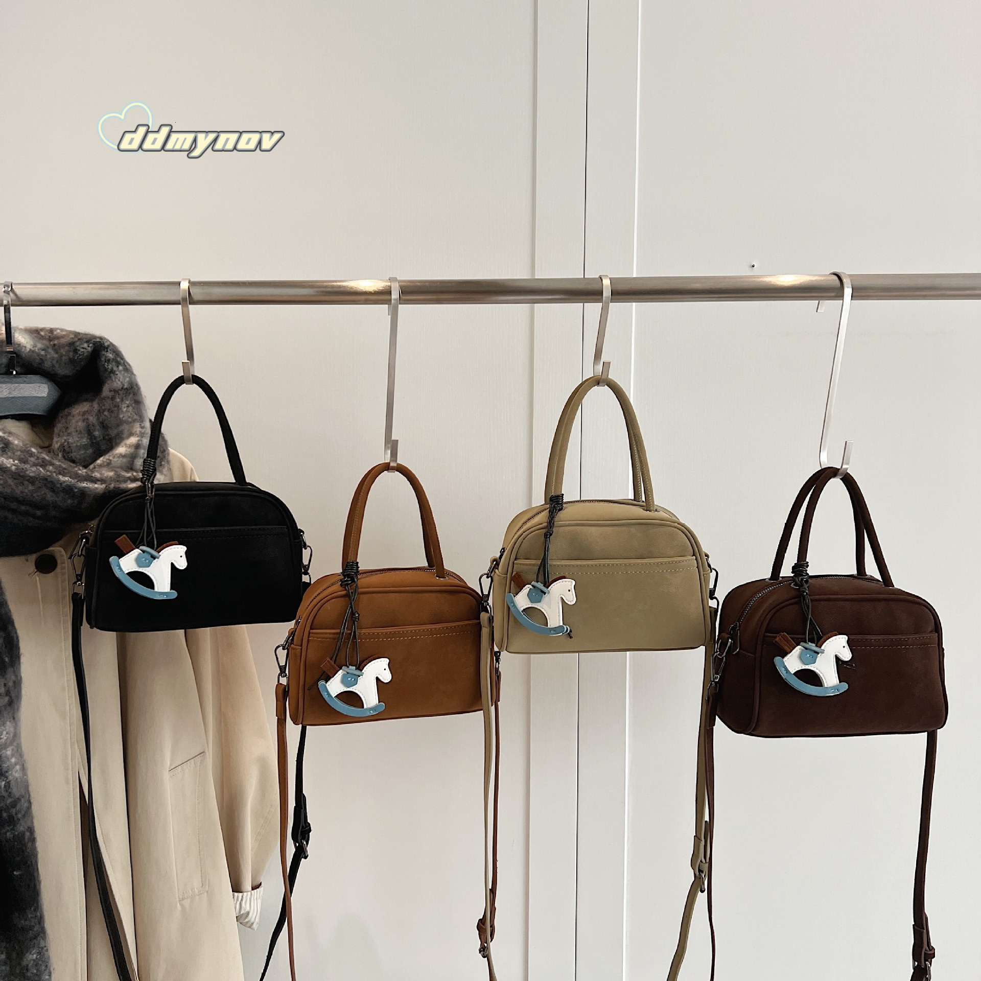 Minimalist High-End Niche Handbag Korean Style Trendy Fashion Casual Bags New Commuter Women's Shoulder Crossbody Bag ddmynov