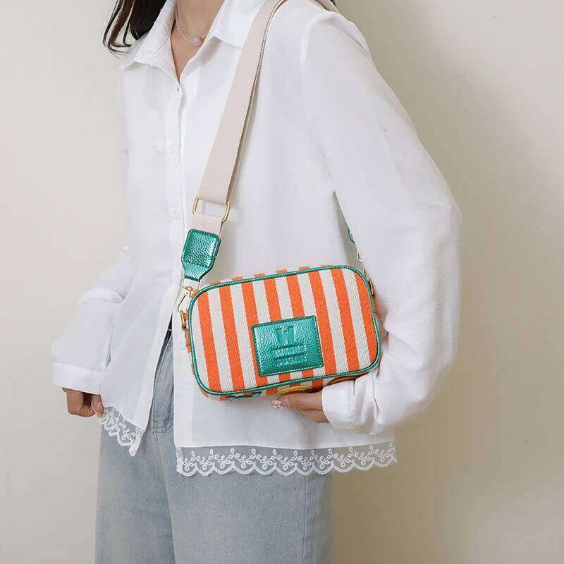 Designer Shoulder 2025 Camera Bags Fashion Trendy Ladies Zip Letter Square Bag Brand Women Handbag