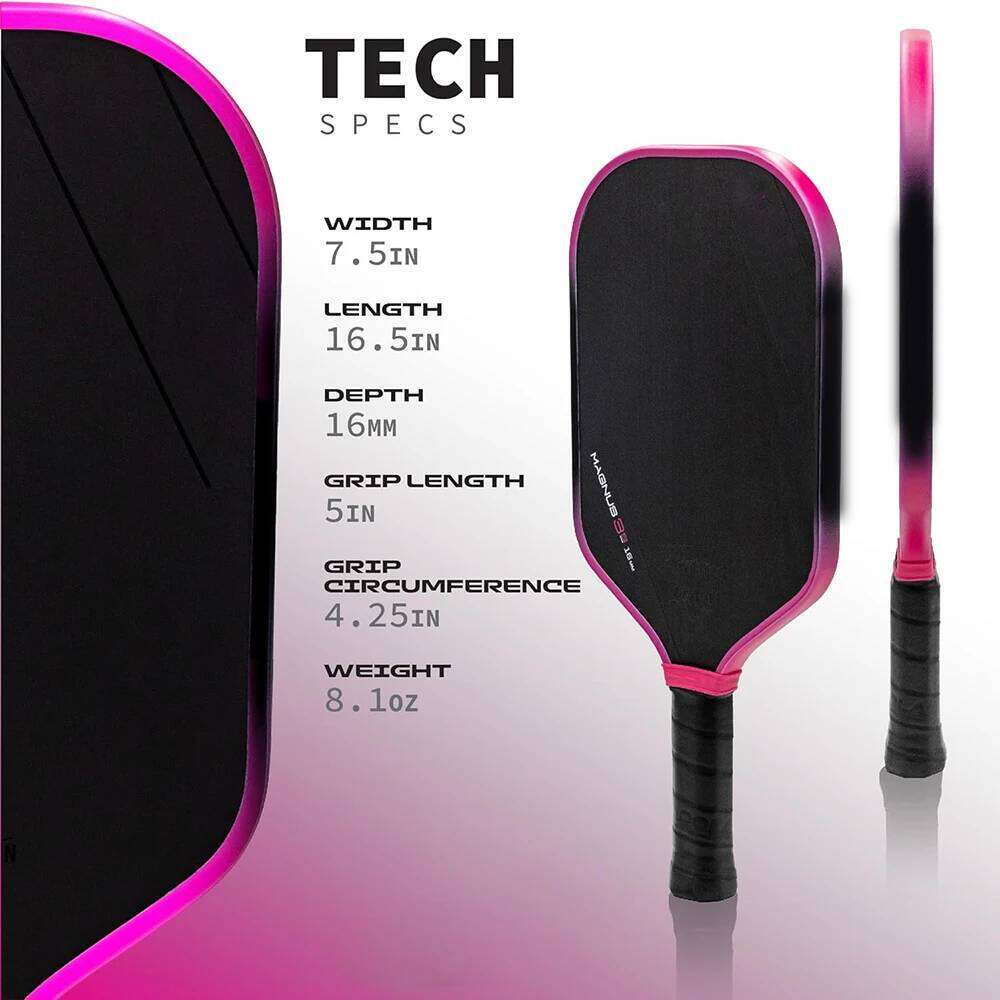 Flah Sale New MAGNUS 3S EVA Foam Fill 16mm Thickness GEN3 Core Thermoformed Toray T700 Carbon Fiber Rackets Pickleball Paddle