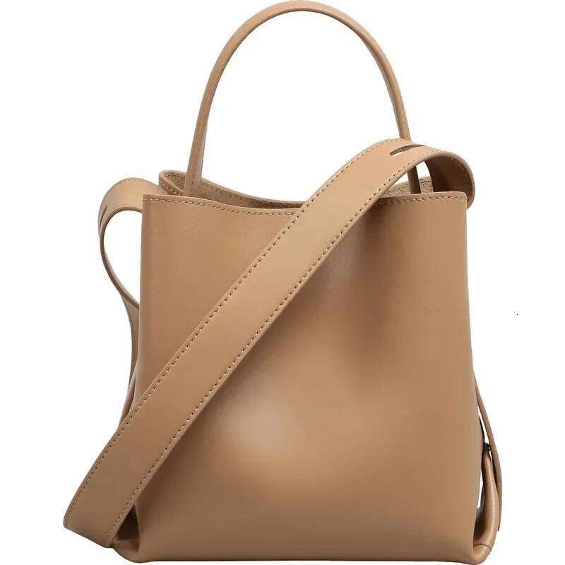 Designer Bucket Genuine Leather Crossbody Shoulder Bags for Women Sling Purses and Handbags Female Tote Bag Bolsa