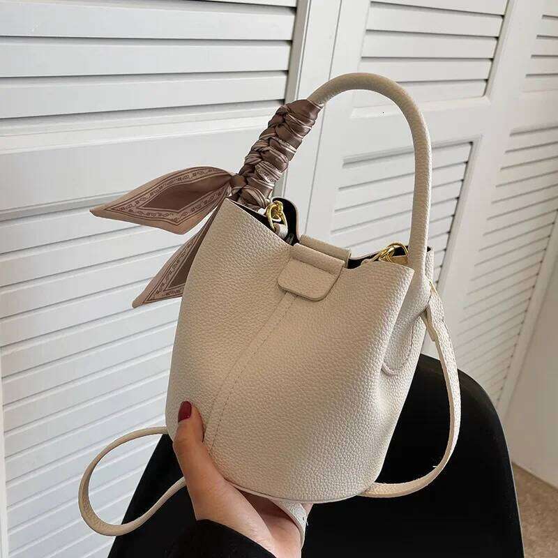 Fashion Women Crossbody Autumn Winter Shoulder Brand Design Bucket Bag Ladies PU Leather Portable Hand Bags