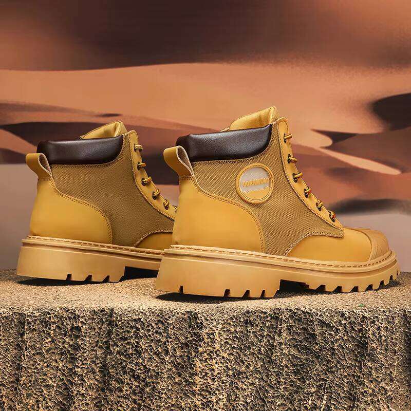Factory Casual Autumn slip Durable Combat Short Boots Men's Impact and Anti Sting Labor protection