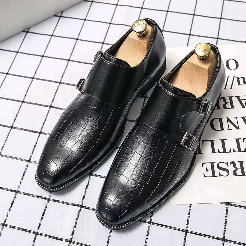 Hot Selling Business Pointed Toe Fashion Men's Casual Leather Formal Shoes