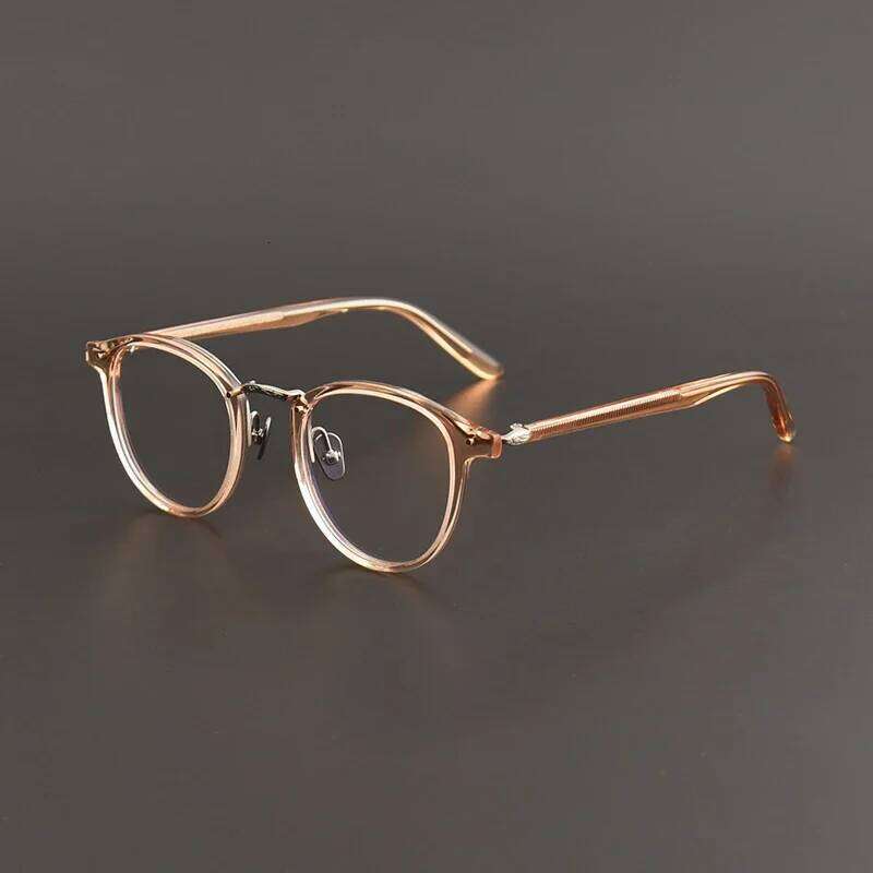 7885 Japanese Acetate Frame Men Personality Fashion Designer Handmade Women Optical Glasses Can Be Customized Prescription Lens