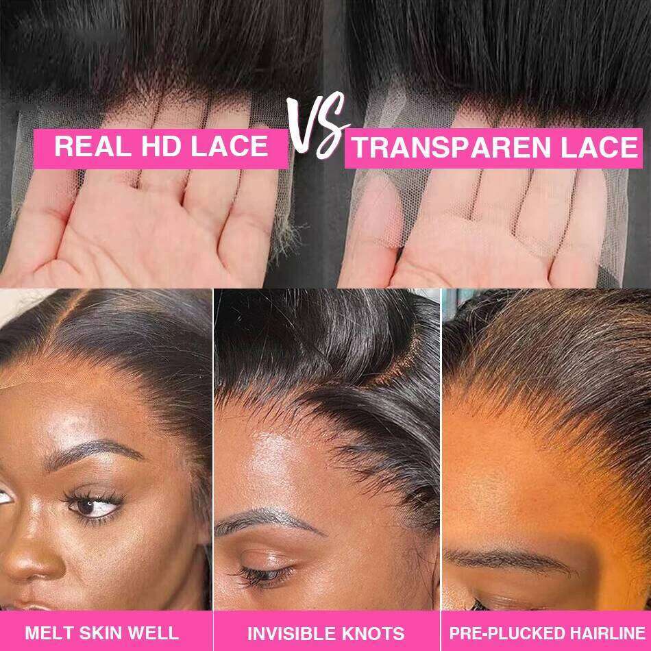 30 36 Inch Brazilian 13X4 13x6 Bone Straight Transparent Lace Human Hair Wigs For Women 200 Density 360 HD Full Frontal Wig