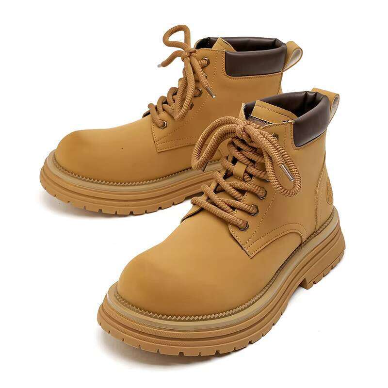 High Top Safety Shoes for Men Anti Smash Wear Resistant Comfortable and Lightweight Winter Boots