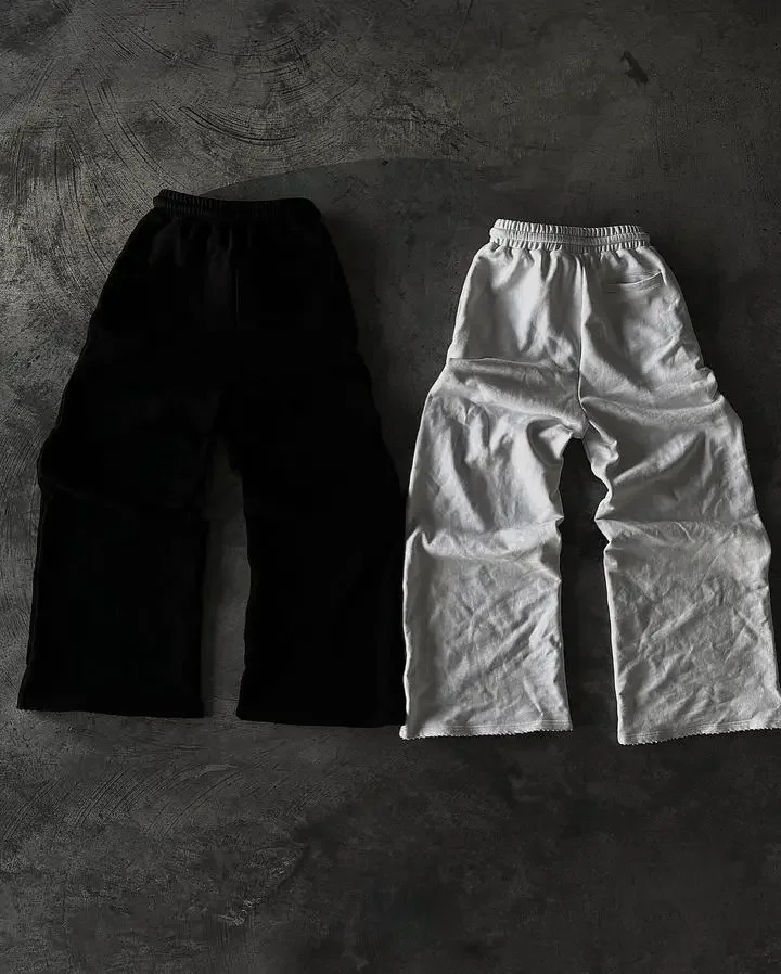 Y2K Streetwear Sweatpants Men Women Joggers Harajuku Hip Hop Letter Graphic y Oversized Pants Goth Casual Trousers 250610