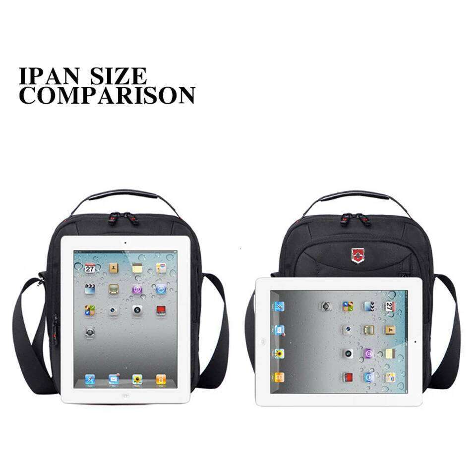 Swiss Waterproof Oxford Men's Messenger Multifunction Business Casual Briefcase Bag Travel Male Shoulder Bag Fashion Handbag
