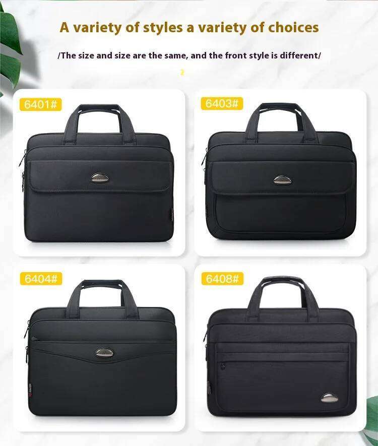 Large Capacity Briefcase Men Business 15.6 Inch Laptop Bag Shoulder Canvas Handbags Notebook Bags Messenger