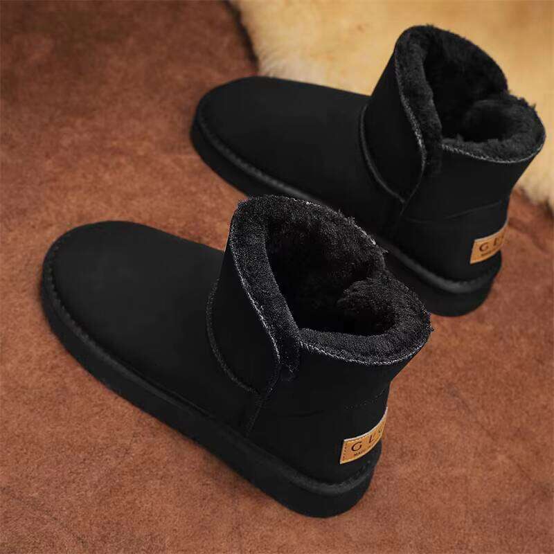 Hot Selling Men's Winter Plush Thickened New Short Snow Boots and Cotton Shoes for Men